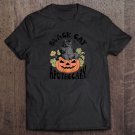 Black Cat Apothecary Black Cat On Pumpkin Halloween Unisex T Shirt