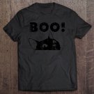 Black Cat Boo Cute Funny Halloween Costume For Women Girls Unisex T Shirt
