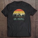 Black Cat Ew People Funny Womens Meowy Cat Lovers Unisex T Shirt