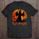 Black Cat Ew People Halloween Moon Scary Unisex T Shirt