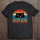 Black Cat Themed Every Snack You Make Retro Peeking Cat Shirt For Men And Women