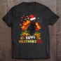 Black Cat Turkey Santa Hat Pumpkin Happy Hallothanksmas Shirt For Men And Women