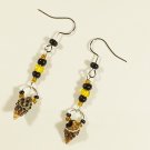 Boho Dangle Earrings with Natural Shells