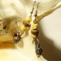 Bohemian Dangle Earrings with Natural Shells