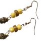 Bohemian Dangle Earrings with Natural Shells