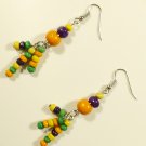 Multi-Color Boho Dangle Earrings