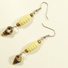 Bohemian Dangle Earrings with Natural Shells