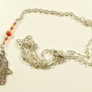 Necklace with Hamsa Amulet Pendant