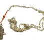 Necklace with Hamsa Amulet Pendant