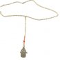 Necklace with Hamsa Amulet Pendant
