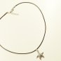 Black Necklace with Starfish Pendant