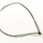 Nautical Anchor Pendant Necklace for Men, Black Cord, Silver