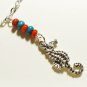 Seahorse Pendant Chain Anklet for Women, Silver