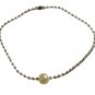 White Pearl Surgical Stainless Steel Ball Chain Bracelet for Men, Silver
