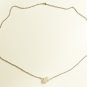 White Pearl Surgical Stainless Steel Ball Chain Necklace, Silver