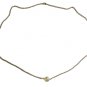 White Pearl Surgical Stainless Steel Ball Chain Necklace, Silver