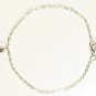 Anchor Pendant Chain Anklet for Men, Silver