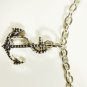 Anchor Pendant Chain Anklet for Men, Silver