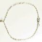 Skull Pendant Chain Anklet for Men, Silver