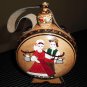 Handmade decorative wood cup with rose oil as gift