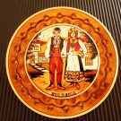 Decorative wooden plate for decorating handmade wood with folklore motifs GIFT