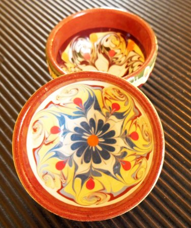 Decorative ceramic bows handmade Gift Holidays 2 set