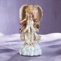 Musical Alabastrite Angel And Dove On Cloud #27029