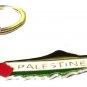 Palestine Map Metal Keychain Key Holder Ring