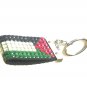 Fancy Colored strass Palestine Flag key chain keychain