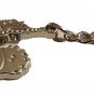 Fancy Silver Palestine Map & Handala character fashion Keychain Keyring