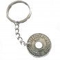 Palestine antique coin design Keychain Key Holder Ring (Coin diameter : 2 cm)