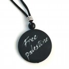 Free Palestine Pendant design with Rope Necklace