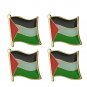 Lot (4 Pcs) Palestine Brooch Fancy Flag design