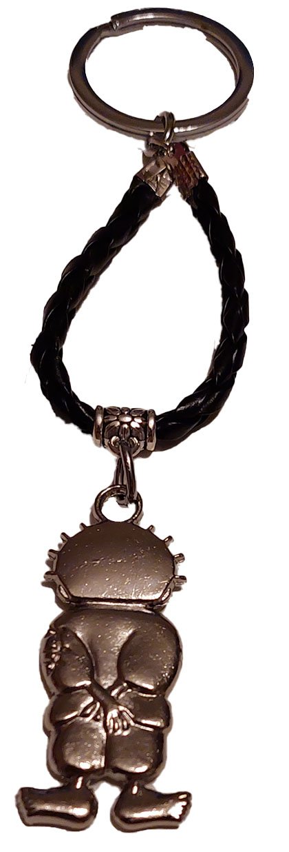 Palestine handmade Handala Handalah character Keychain Key Holder Ring