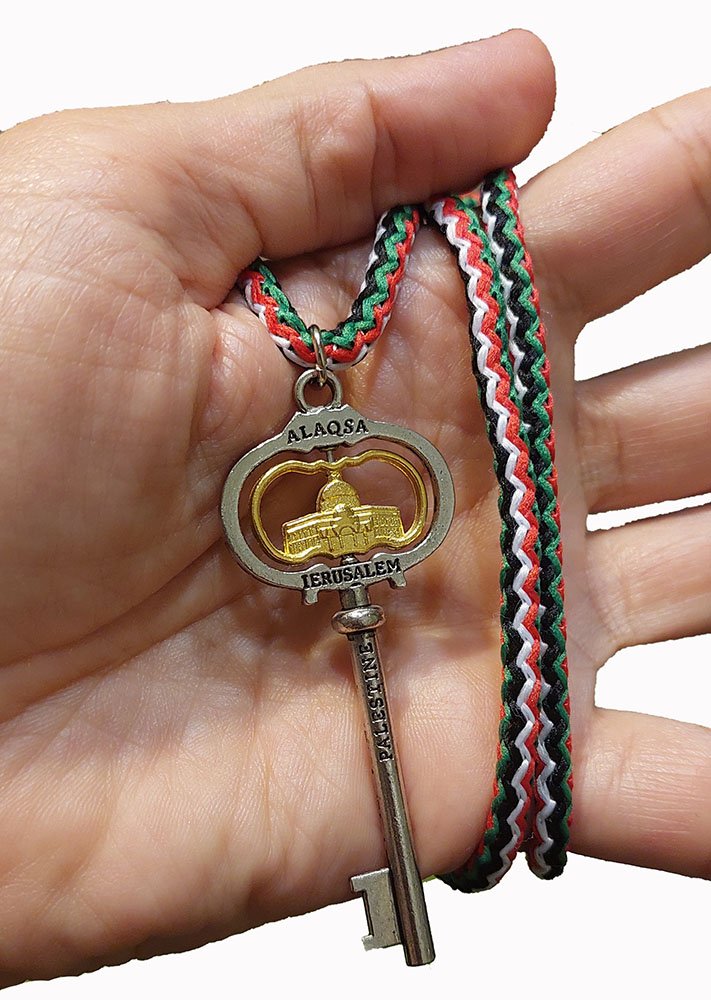 Palestine Return key design necklace Jerusalem Palestine