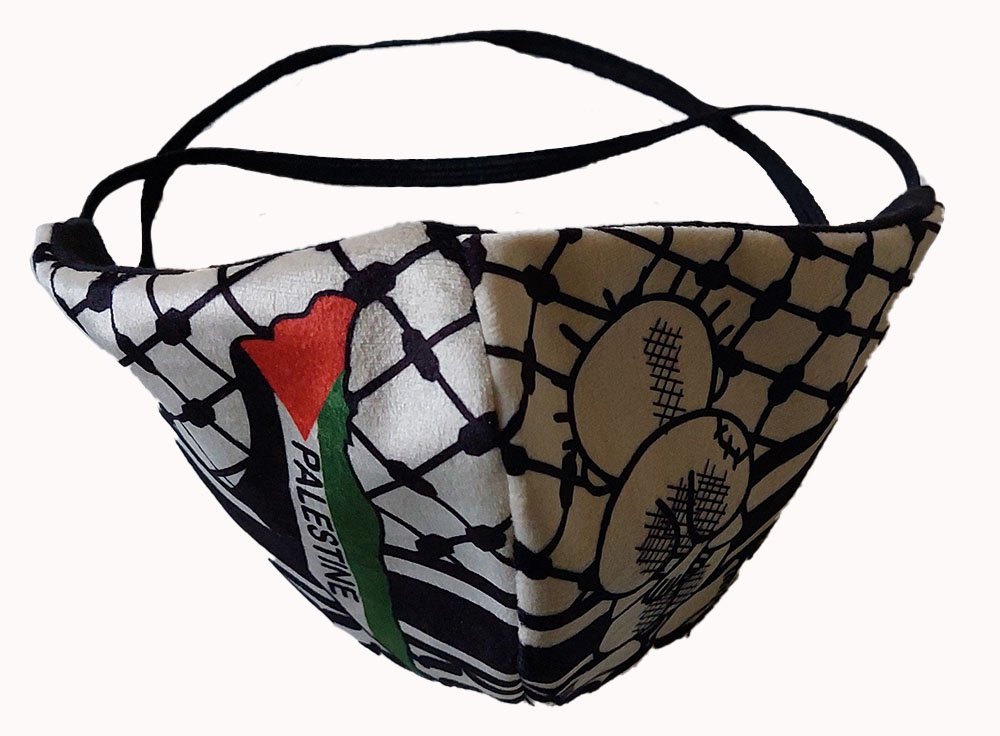 Unisex Palestine Map Handala Handalah Mask Arabian Fashion