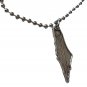 Palestine Metal Silver Map Palestinian cities with silver Metal 50cm Necklace