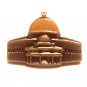 (2 Pcs) Al Aqsa Mosque Palestine Unisex Brooch with gold dome