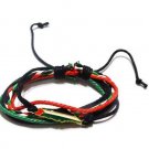 Palestine Flag unisex Leather Adjustable Bracelet Fashion Map Wristband Palestine Flag unisex Leather Adjustable Bracelet Fashion Map Wristband