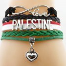 Palestine unisex Leather Bracelet Fashion Palestine Wristband