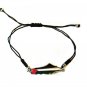 Palestine Flag unisex Adjustable Rope Bracelet Fashion SILVER Map Wristband