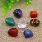 7pcs / Set Natural Stone Polishing Rock Quartz Yoga 7pcs / Set Natural Stone Polishing Rock Quartz Yoga