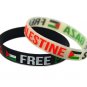 2 Pieces Unisex Free PALESTINE Save Gaza Fashion Wristband Silicone Bracelets