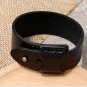 Unisex fashionable Genuine Leather Bracelet wristband black or brown color