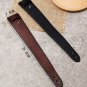Unisex fashionable Genuine Leather Bracelet wristband black or brown color