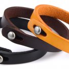 Unisex fashionable slim Genuine Leather Bracelet wristband Unisex fashionable slim Genuine Leather Bracelet wristband