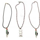 Palestine Map Necklace handala handalah leather necklace (3 Pieces)