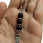 Palestine black beads Palestine metal map Design key chain keychain