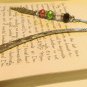 Fancy Palestine Book Mark - Palestine Map with colored beads