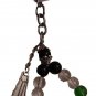 Palestine Flag Colored Crystal beads metal map Design key chain keychain